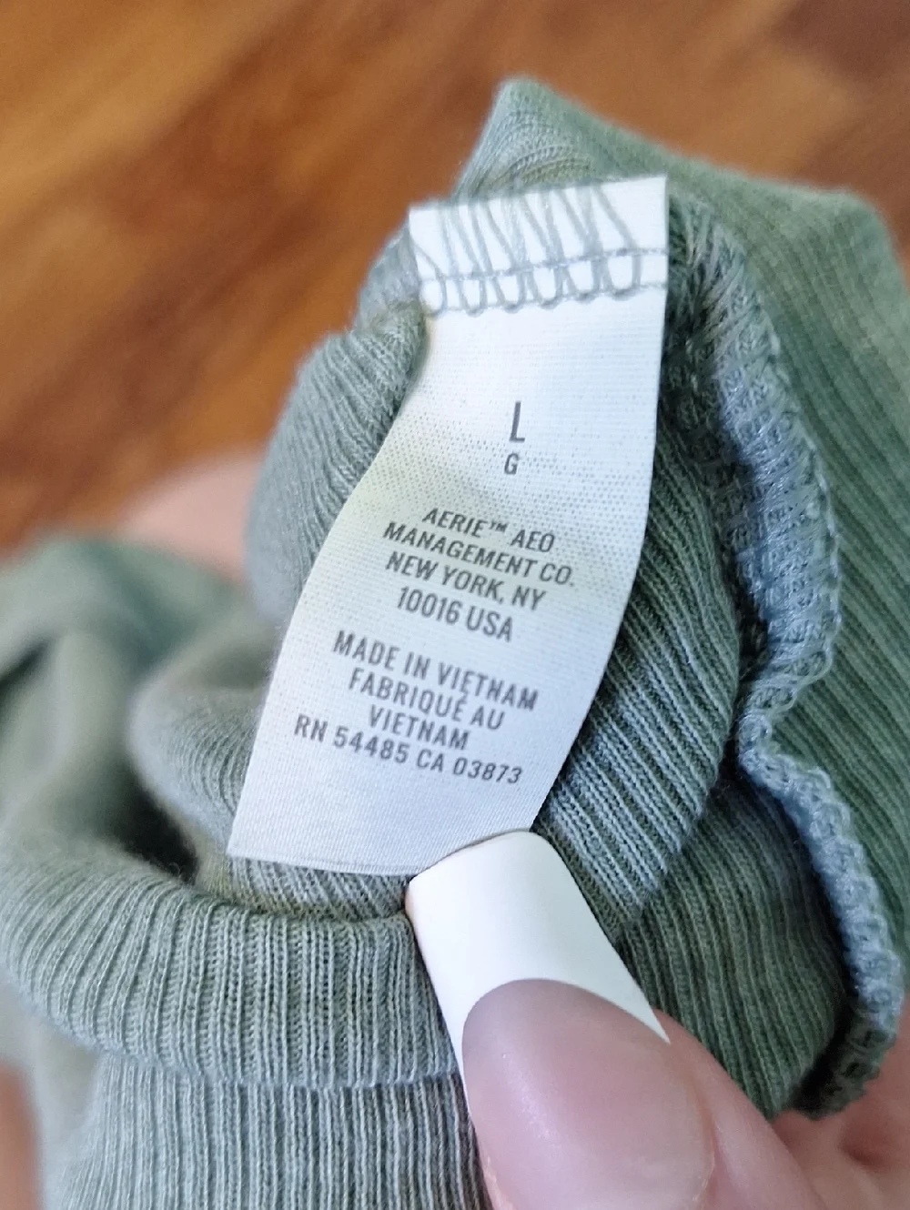 Nwt Aerie Green Tank Top Size Large - Picture 6 of 7